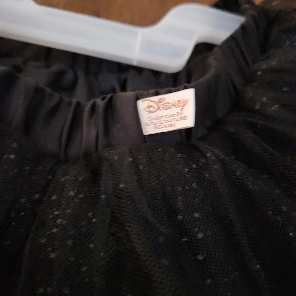 Disney Black sparkle tutu size 7/8 girls